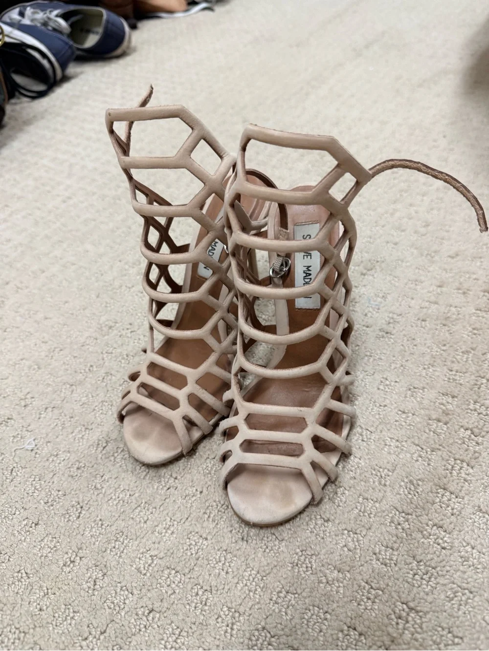 Steve Madden Cage High Heel Sandals